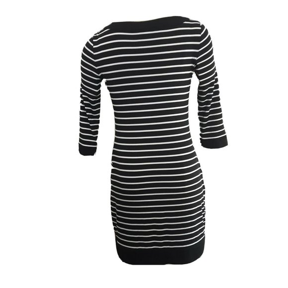White House Black Market Tunic Top XS Stripe Mini Dress - Picture 4 of 8